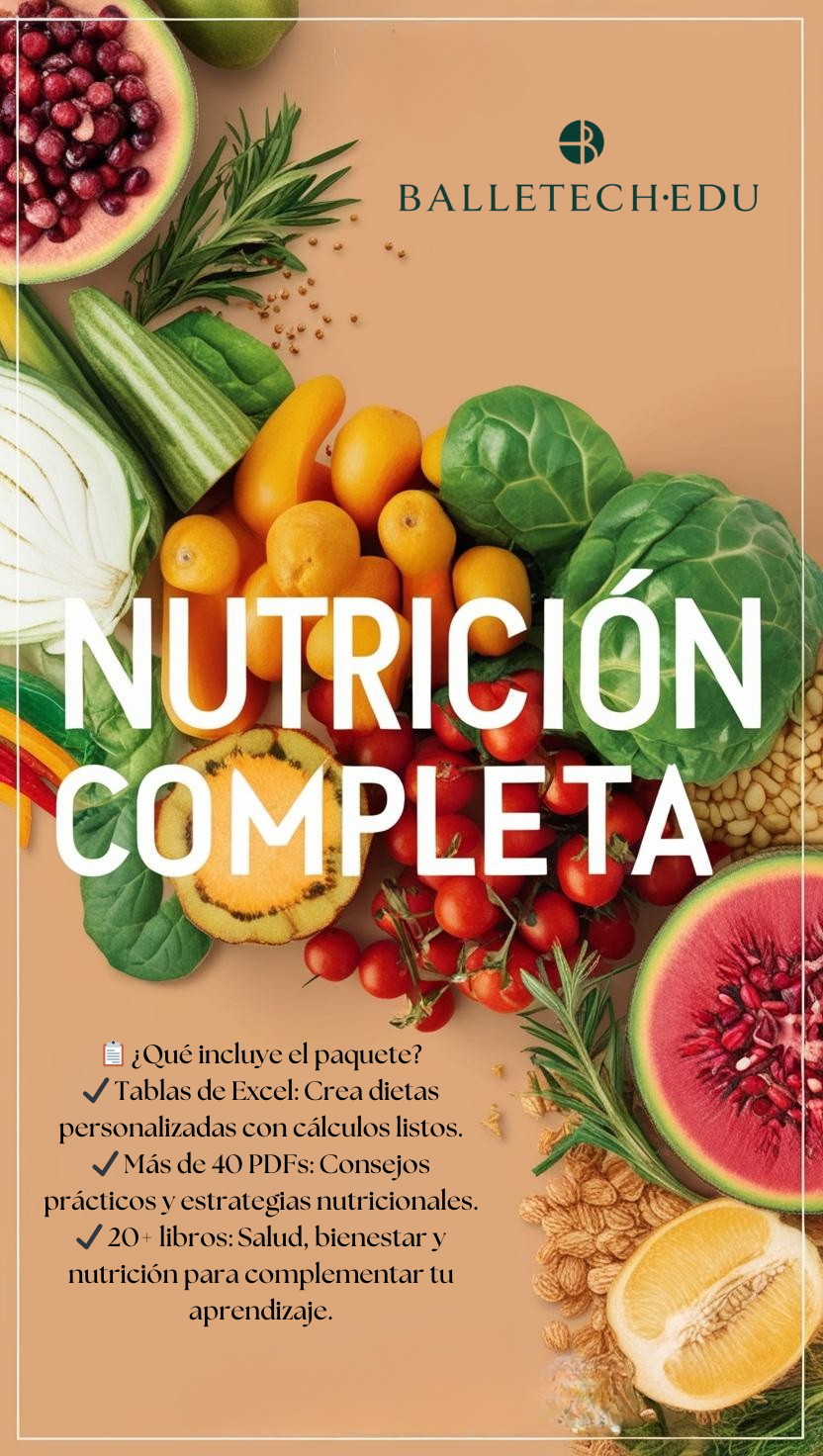 🥗✨ ¡Nutrición a otro nivel! 🍴

Con nuestro Paquete de Nutrición, descubre cómo mejorar tu alimentación con recetas saludables, prácticas y deliciosas.